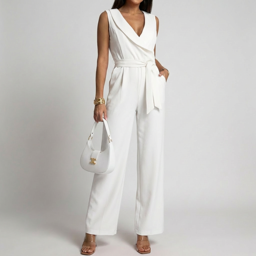 Sleeveless and Sophisticated Fit Jumpsuit for Women