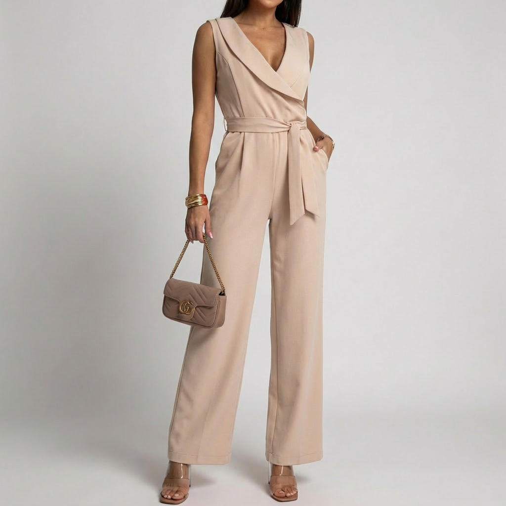 Sleeveless and Sophisticated Fit Jumpsuit for Women