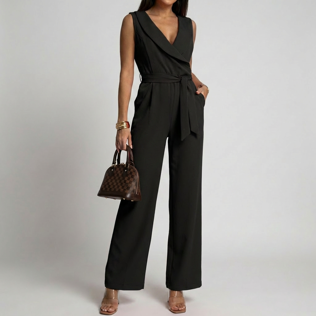 Sleeveless and Sophisticated Fit Jumpsuit for Women