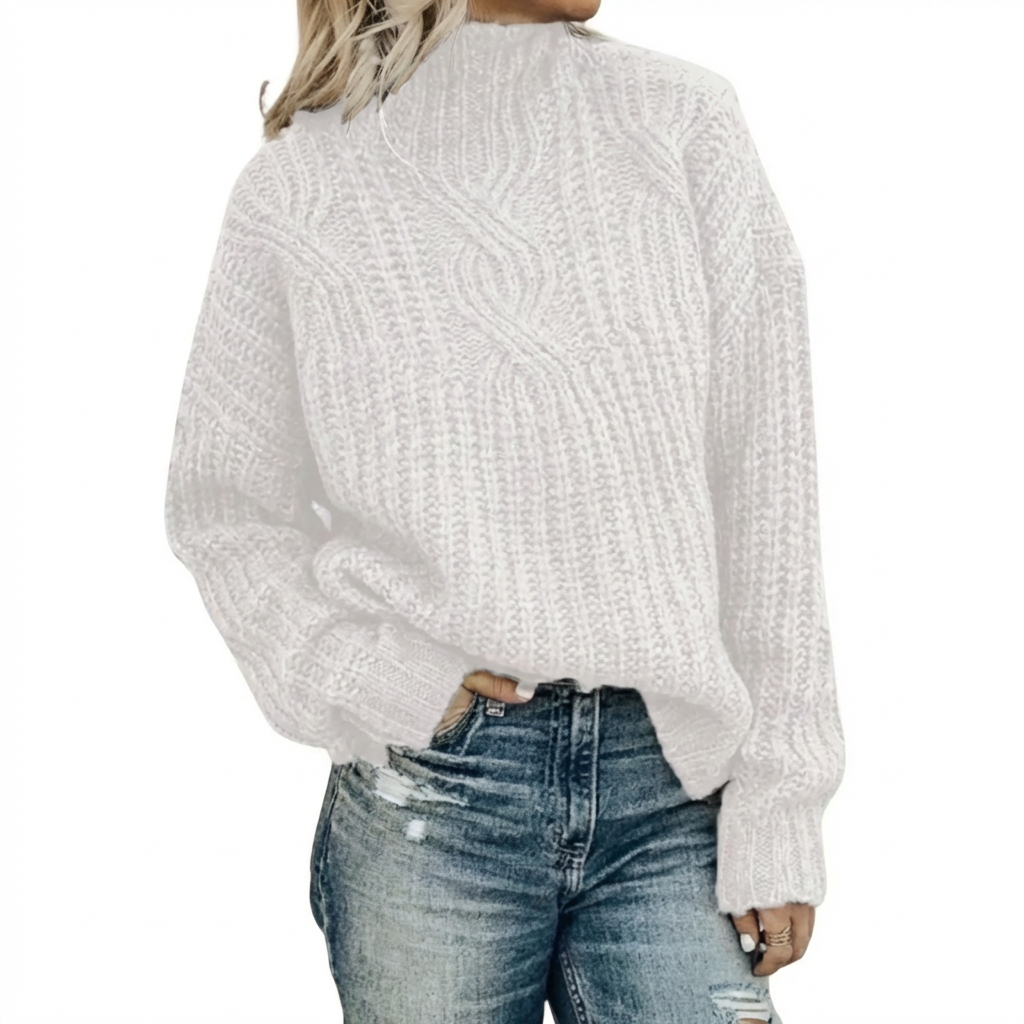 Knitted Women's Sweater Comfort Meets Style