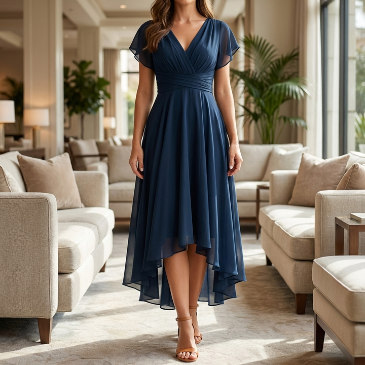Elegant Timeless Chiffon Evening Dress for Women