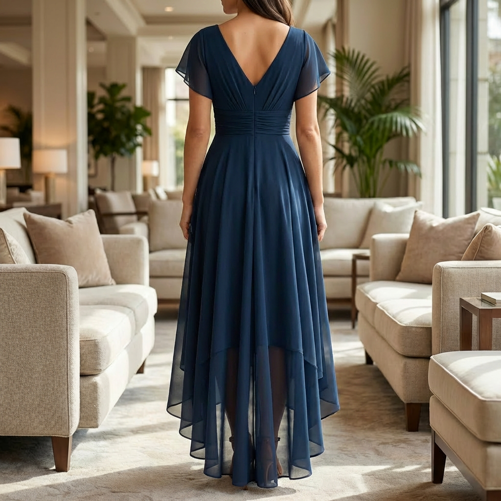 Elegant Timeless Chiffon Evening Dress for Women