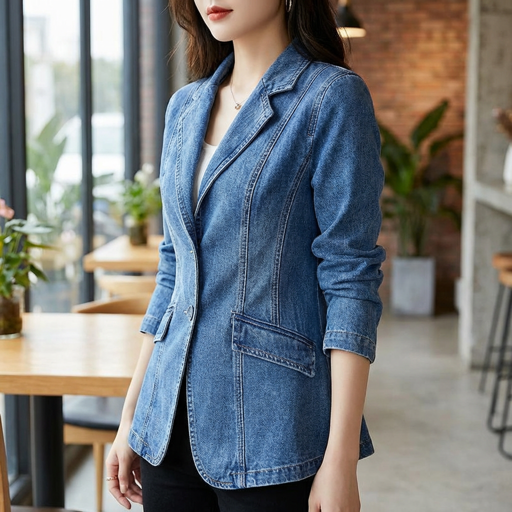 Denim Blazer for Women