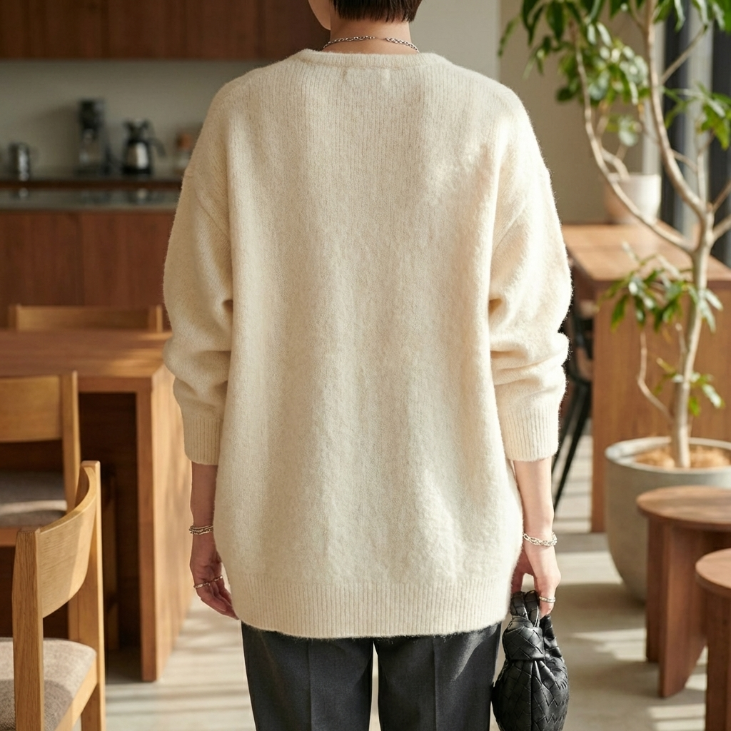 Cozy Minimal Soft Knitted Jacket for Women