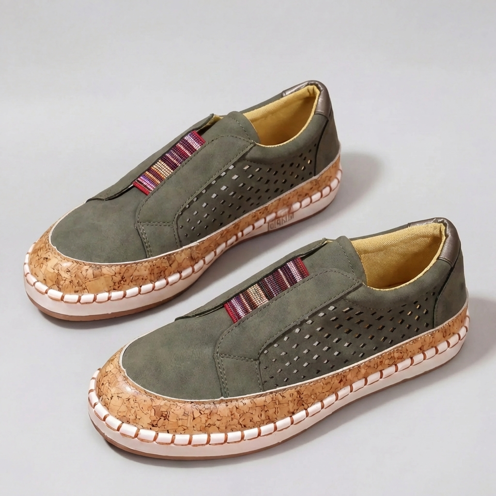 Slip-On Low-Top Casual Shoes for Women