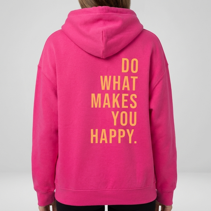 Unisex Happy Hooded Sweater for Women
