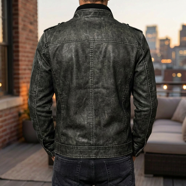 Premium Motorcycle Leather Jacket for Men