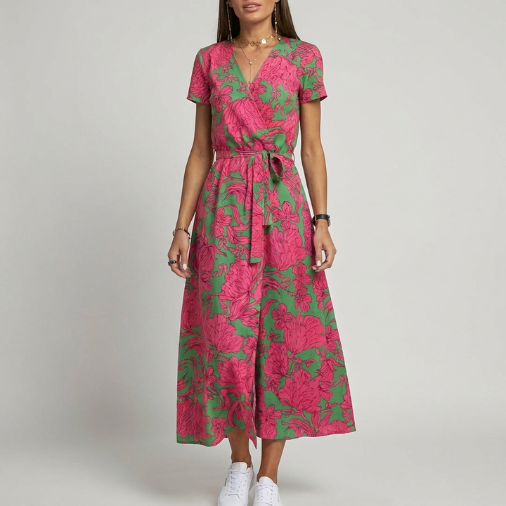 Women’s Split Hem LaceUp Dress