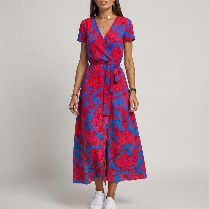 Women’s Split Hem LaceUp Dress