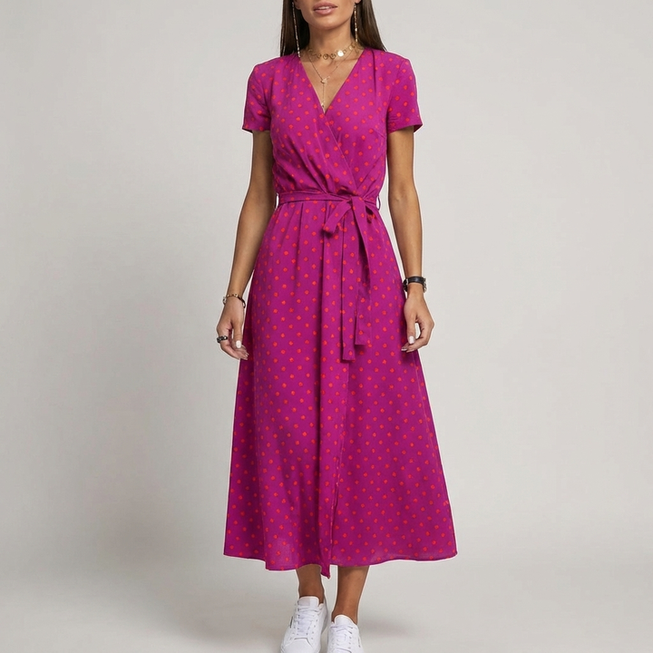 Women’s Split Hem LaceUp Dress