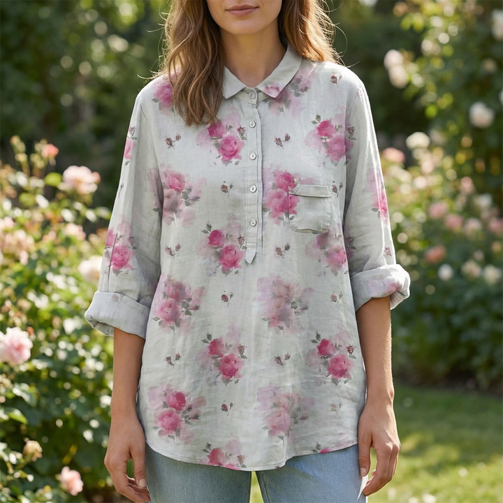 Women’s Loose Fit Long Blouse