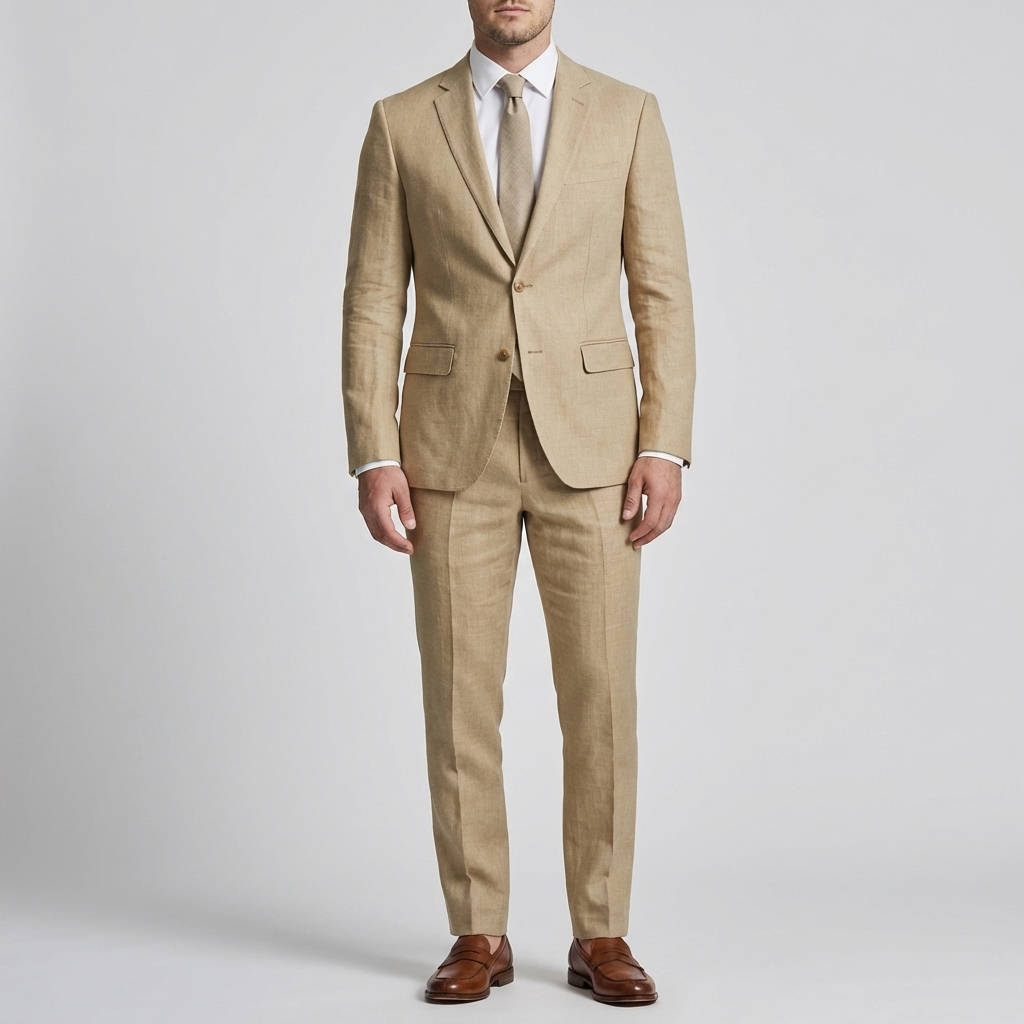 Two-Piece Casual Blazer And Trouser Set