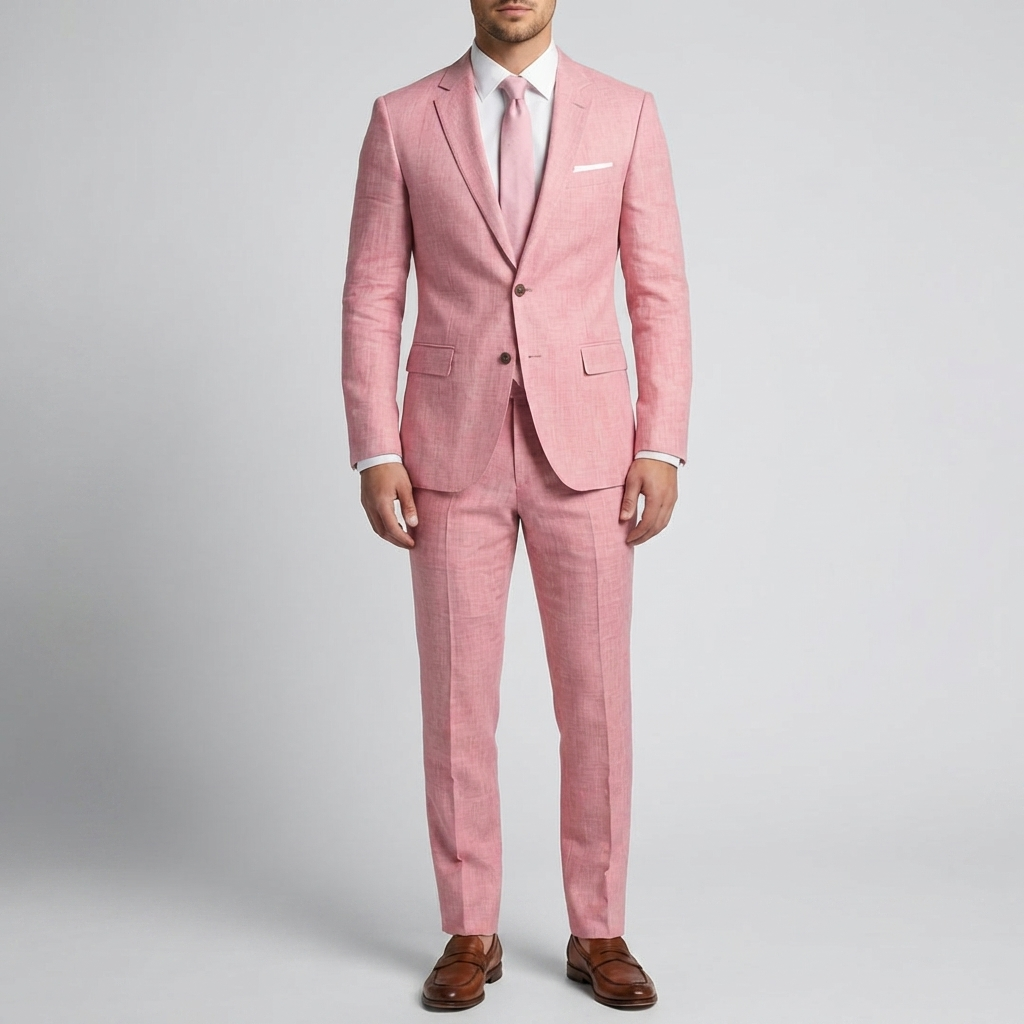 Two-Piece Casual Blazer And Trouser Set