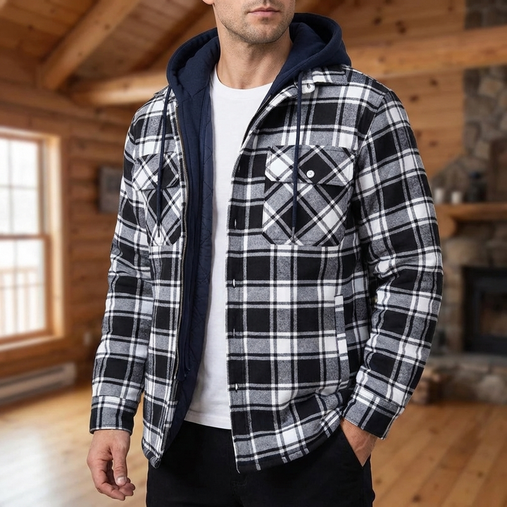 Mid-Season Hooded Jacket for Men