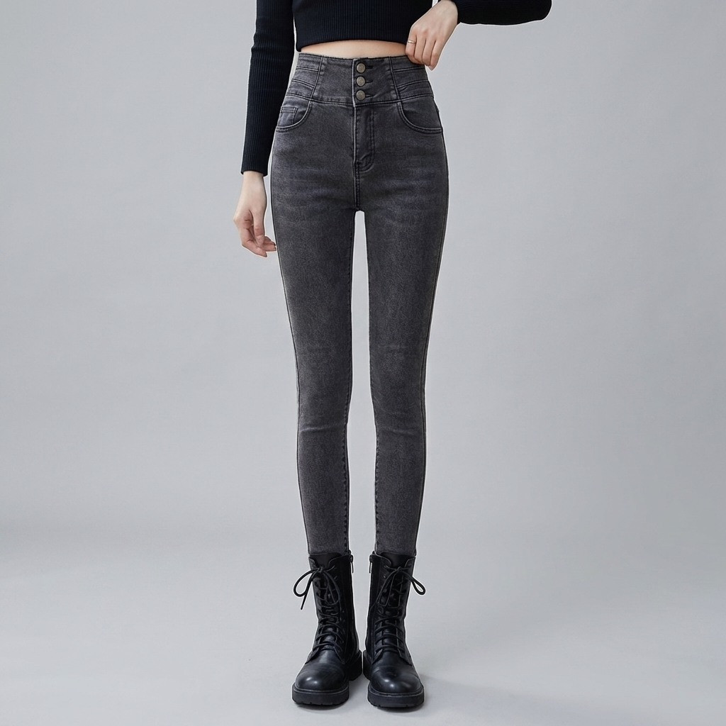 High-Waisted Women's Jeans
