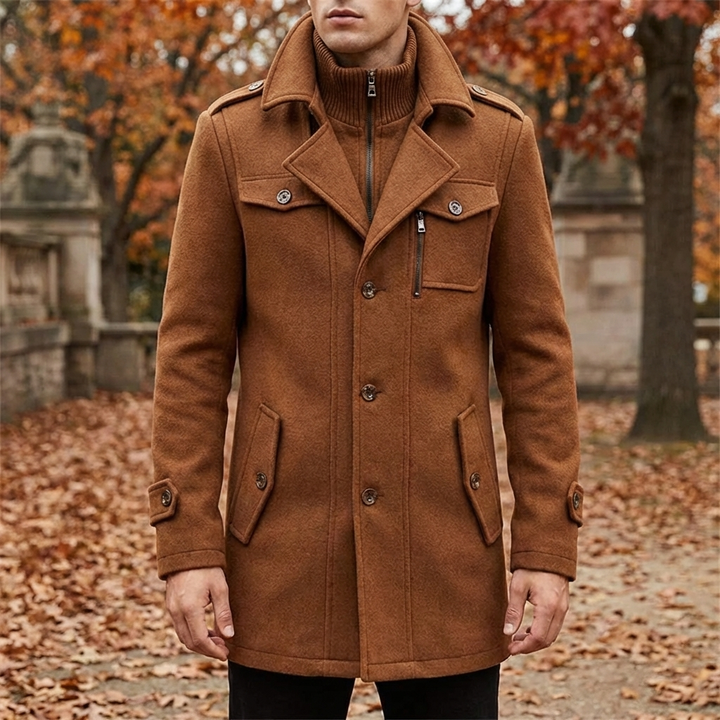 Two-Piece Winter Coat for Men