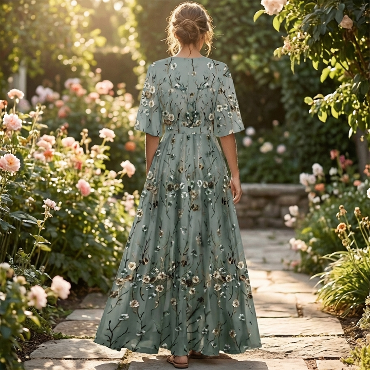 Women’s Floral Print Maxi Dress