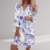 Boho Summer Dress with Crochet Details