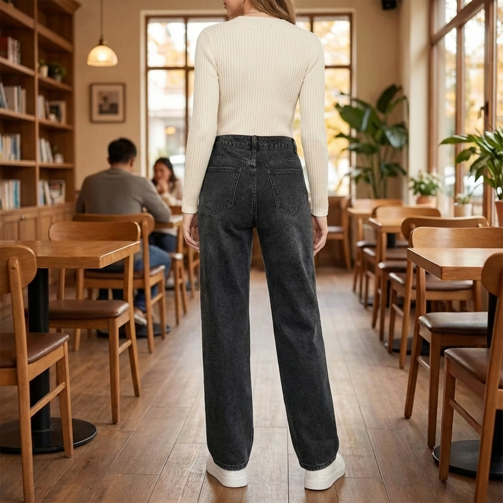 Casual Straight Jeans for Women