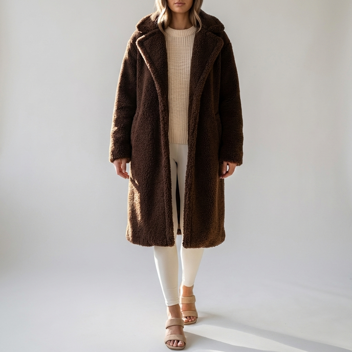 Long Teddy Coat for Women