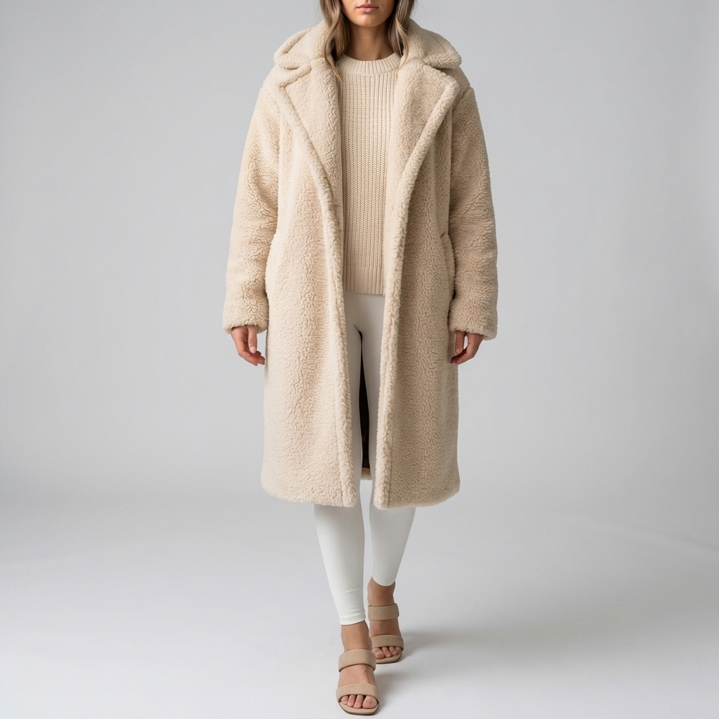 Long Teddy Coat for Women