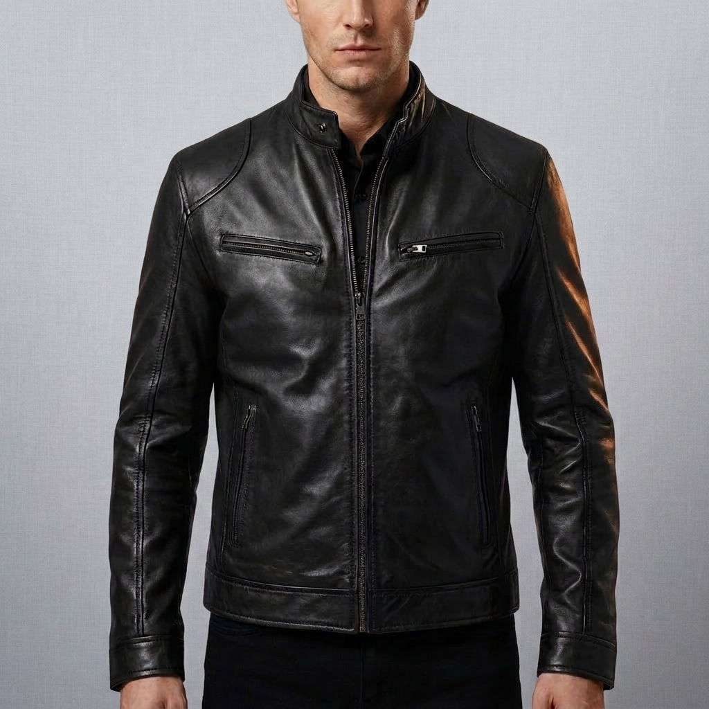 Classic Leather Jacket for Men