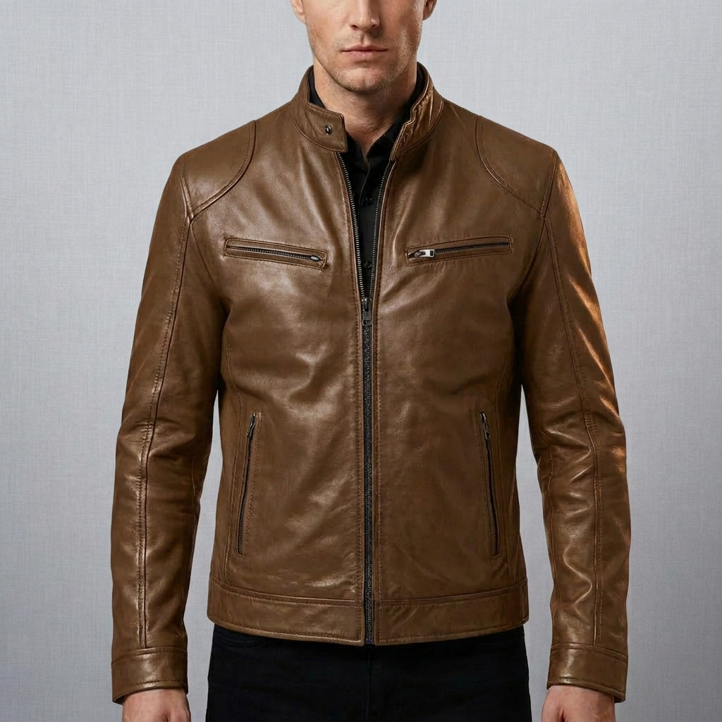 Classic Leather Jacket for Men