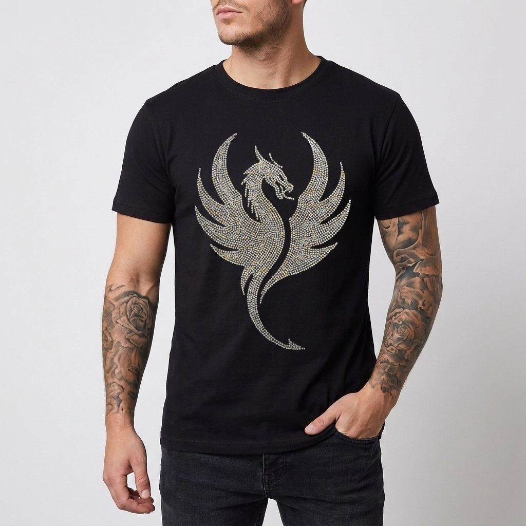 Slim-fit Sequins T-Shirt for Men