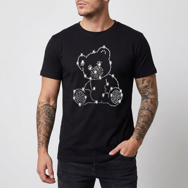Slim-fit Sequins T-Shirt for Men
