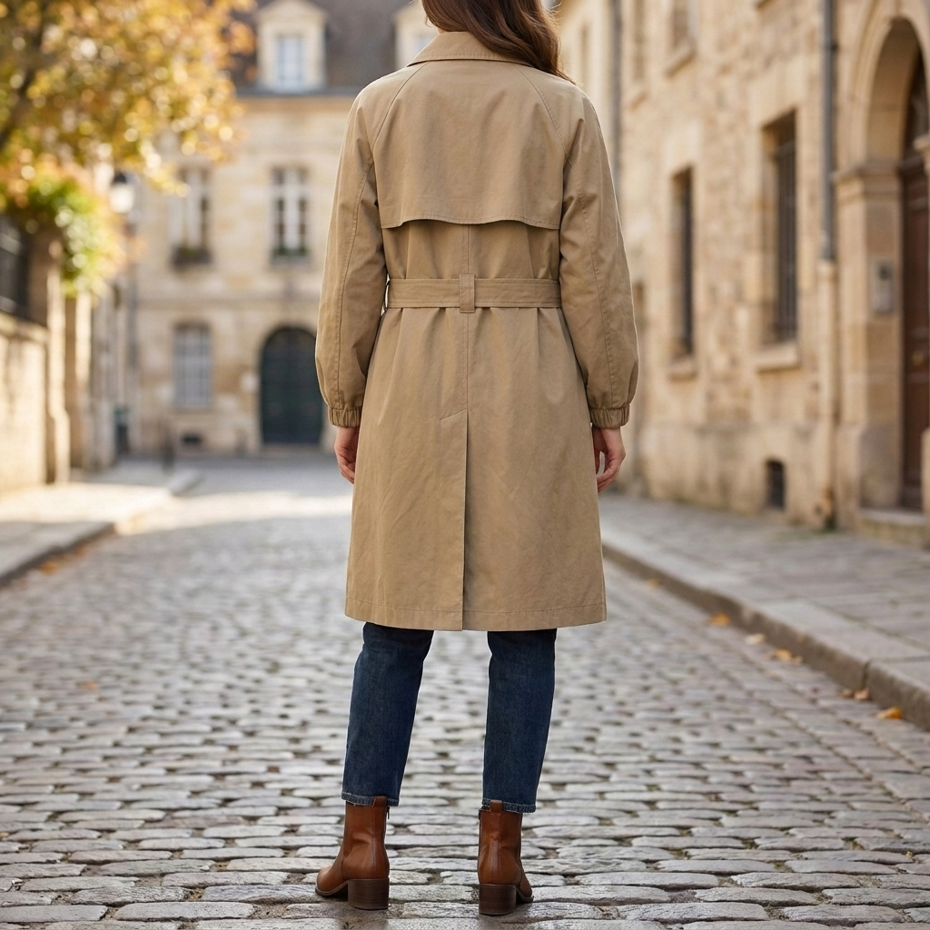 Women's Long Raincoat