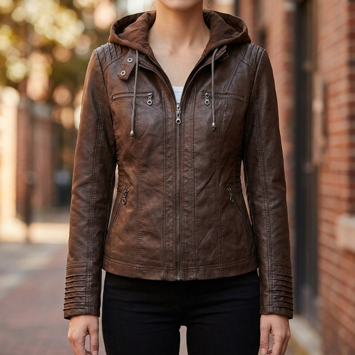 Leather Summer Jacket for Women