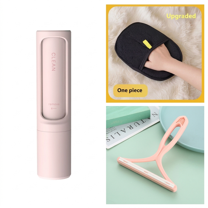 Portable Self-Cleaning Pet Fur Remover Tool