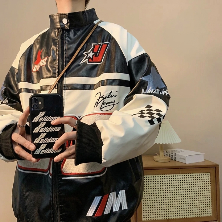 Pilot Motorcycle Clothing Loose Top Jacket Coat