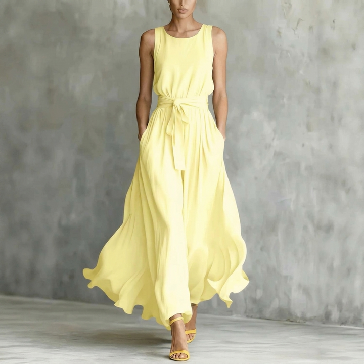 Women’s Lace-Up Waist Cinching Dress
