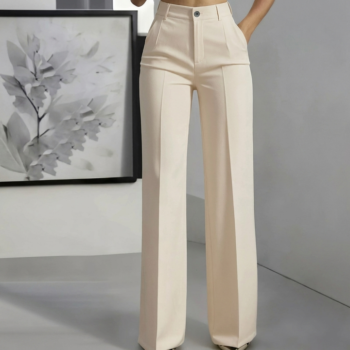 Women's White Minimalist Pants