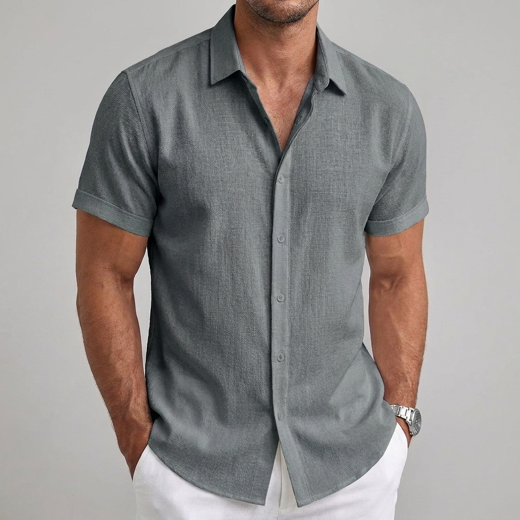 Men's Comfortable Loose Fit Crew Neck T-Shirt