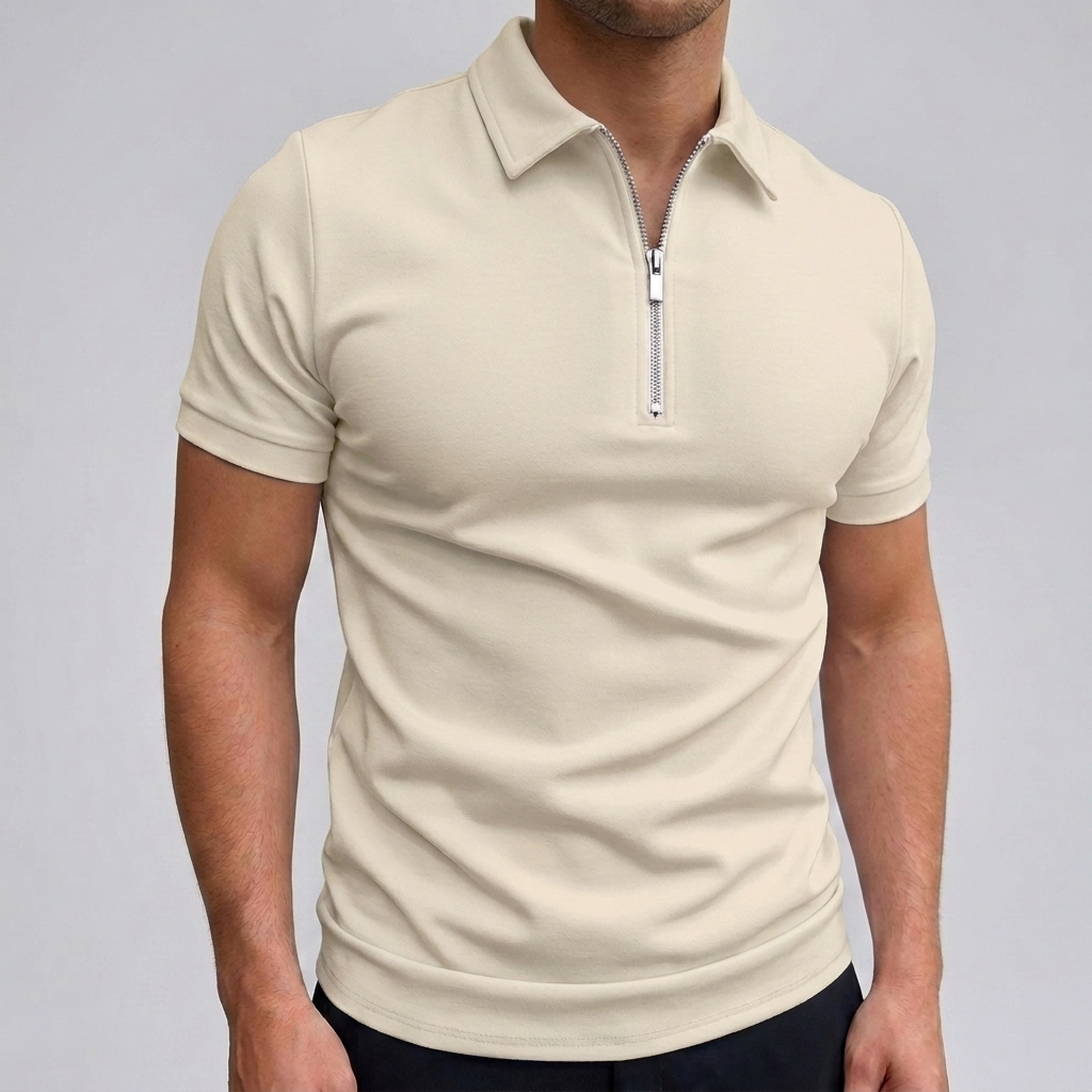 Men's Fashion Short Sleeve Polo Top