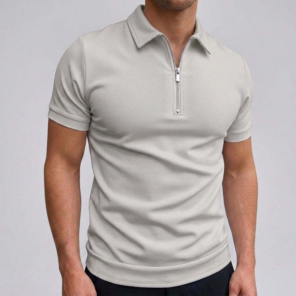Men's Fashion Short Sleeve Polo Top