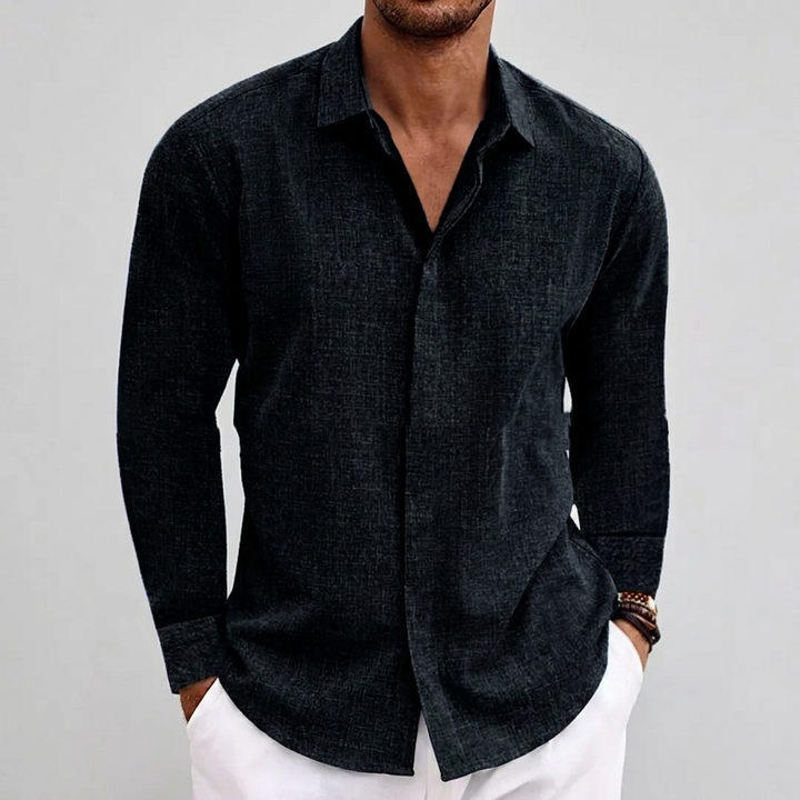 Men's Everyday Long Sleeve Undershirt Style T-Shirt