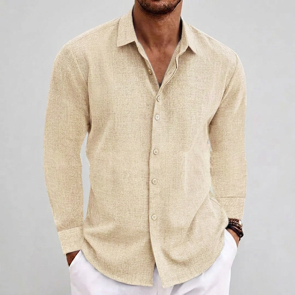 Men's Everyday Long Sleeve Undershirt Style T-Shirt