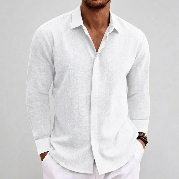 Men's Everyday Long Sleeve Undershirt Style T-Shirt