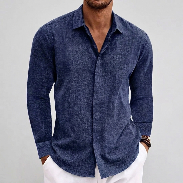 Men's Everyday Long Sleeve Undershirt Style T-Shirt