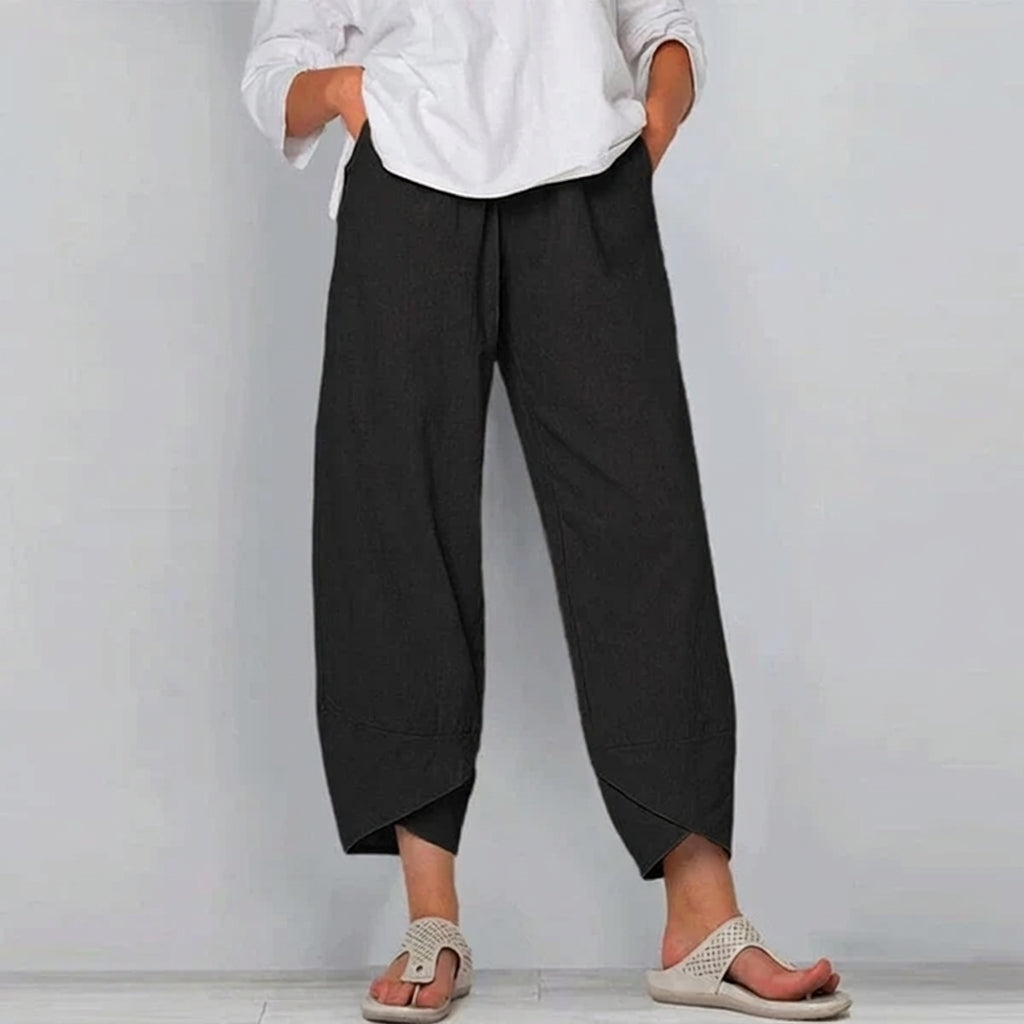 Women's Comfortable Wide Leg Casual Trousers