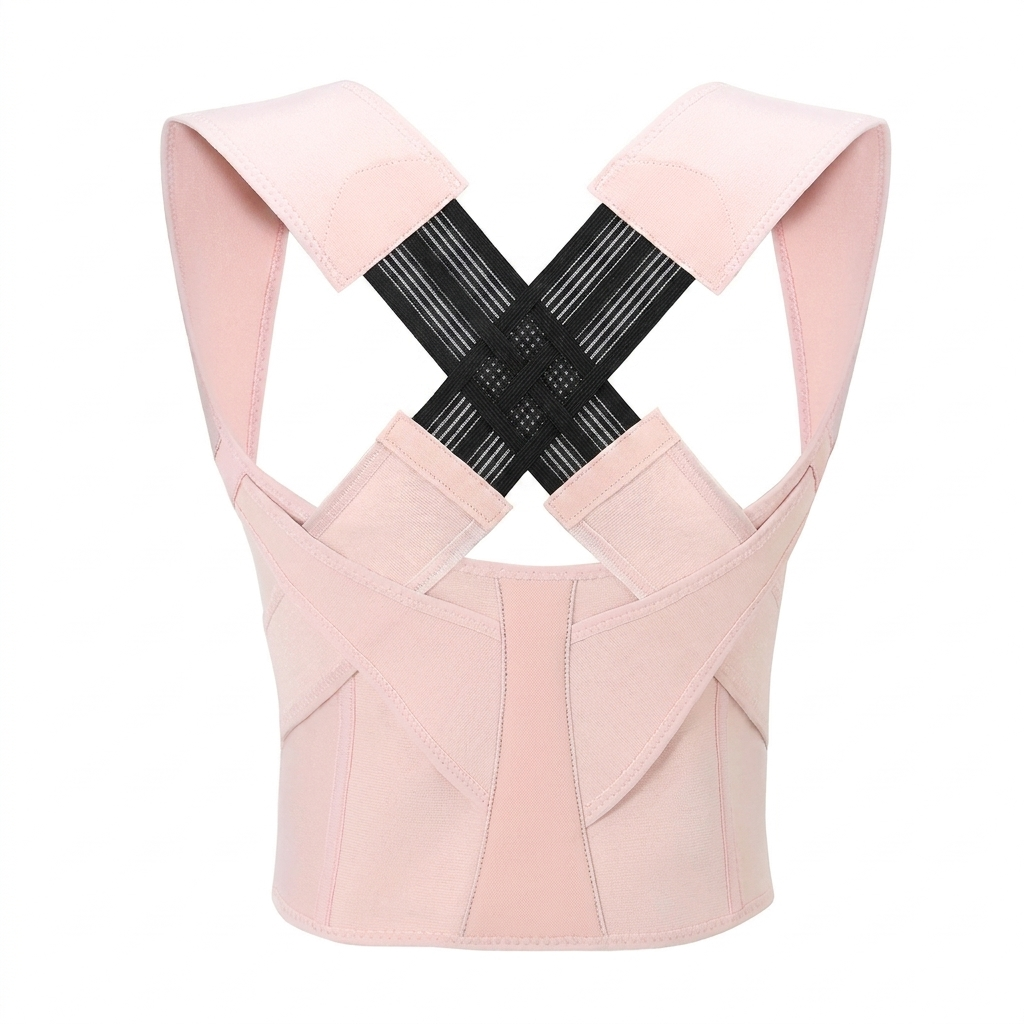Unisex Shoulder and Back Support Brace with Comfortable Fit