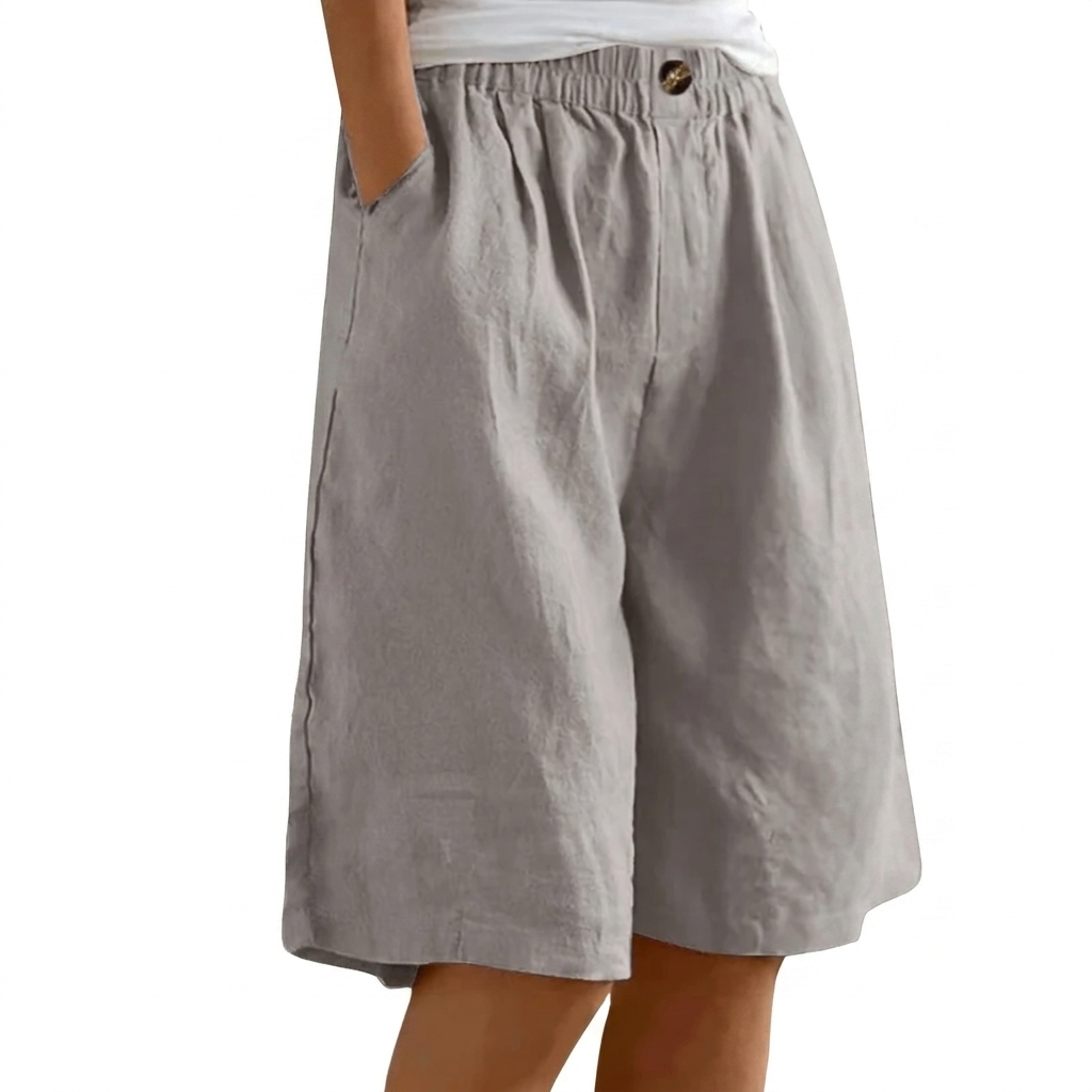 Women's Casual Wide Leg High Waist Shorts