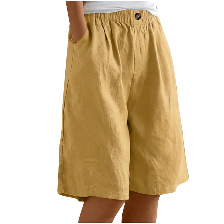 Women's Casual Wide Leg High Waist Shorts