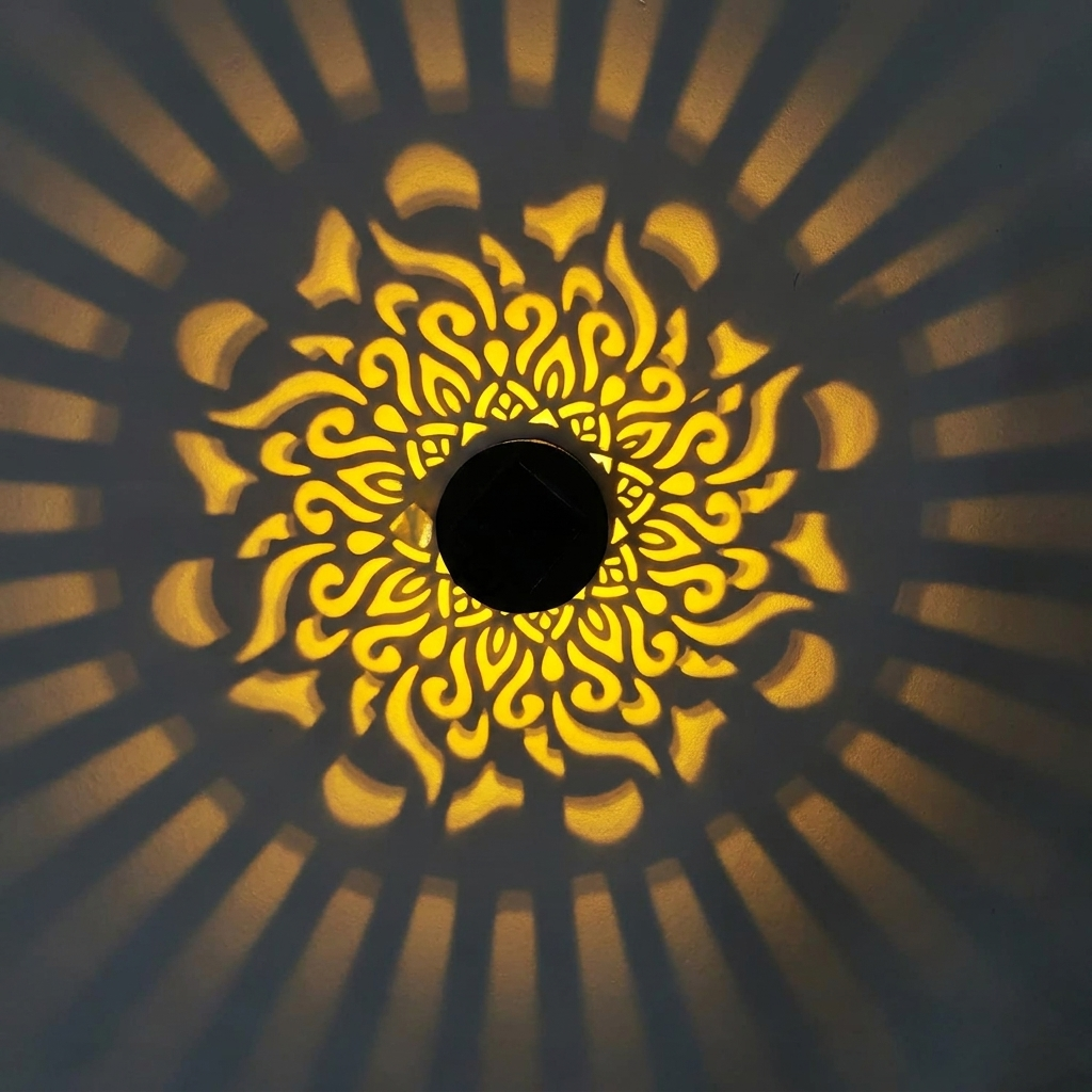 Solar Outdoor Wall Light Projector