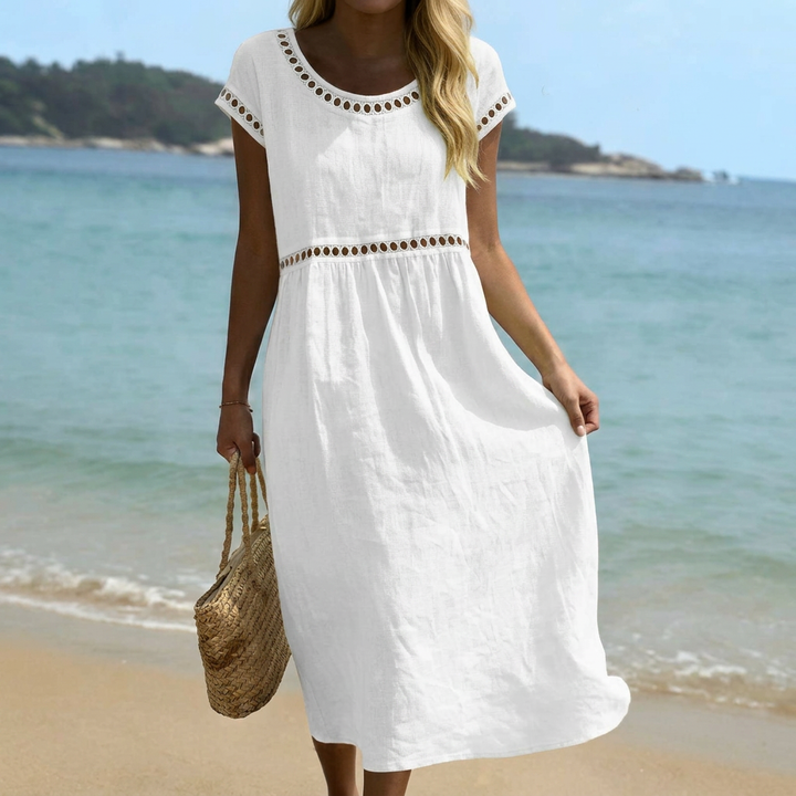 Women’s Embroidered Lace Detail Dress