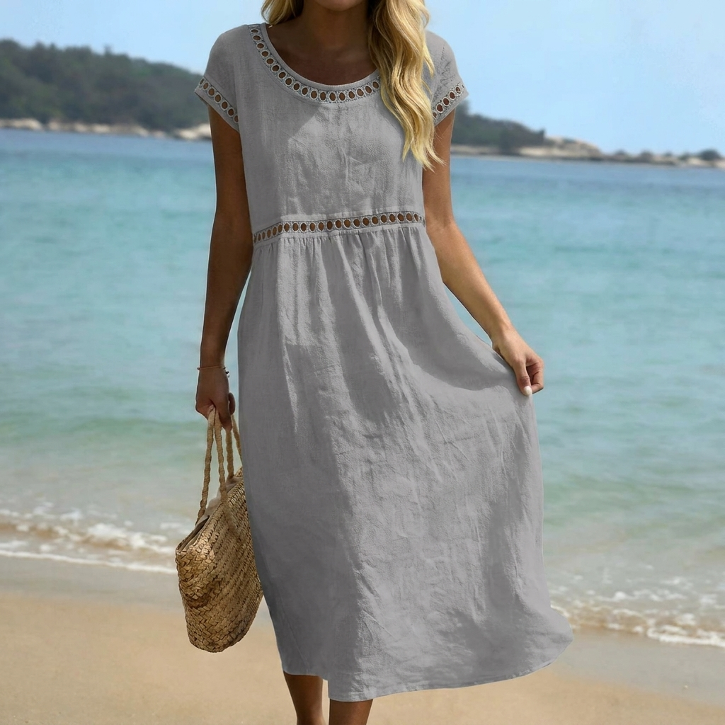 Women’s Embroidered Lace Detail Dress