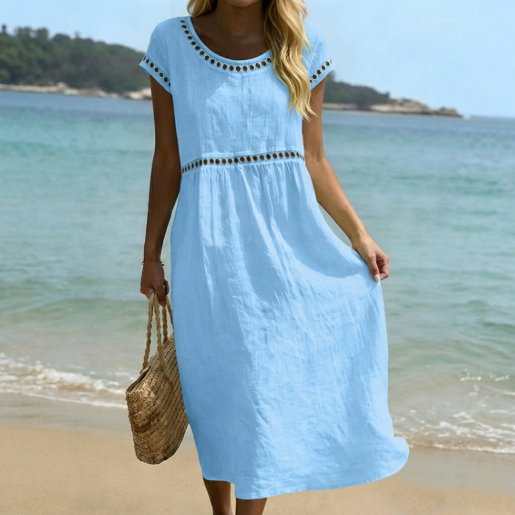 Women’s Embroidered Lace Detail Dress